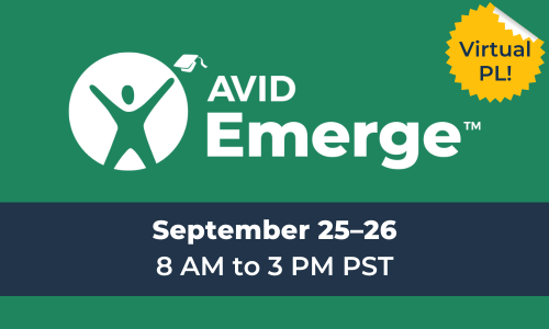 AVID Emerge Virtual PL_Newsletter