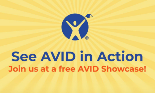 See AVID In Action Banner